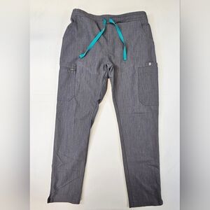 Figs Womens Technical Scrub Pants Size Small Petite Graphite Gray